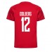 Tanie Strój piłkarski Dania Kasper Dolberg #12 Koszulka Podstawowej MŚ 2022 Krótkie Rękawy